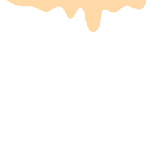 Obraz premium Illustration of Melted Mayonnaise Sauce