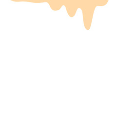 Obraz premium Illustration of Melted Mayonnaise Sauce