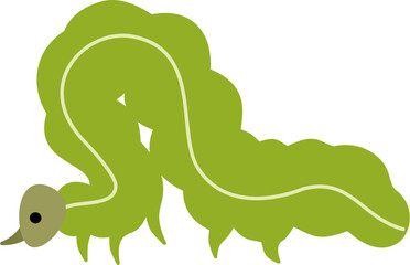 caterpillar cartoon doodle