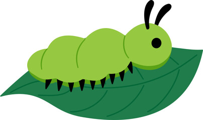 caterpillar cartoon doodle