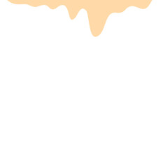 Obraz premium Illustration of Melted Mayonnaise Sauce