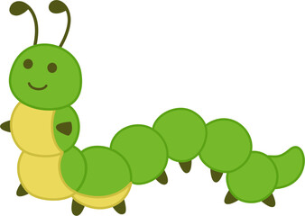 caterpillar cartoon doodle