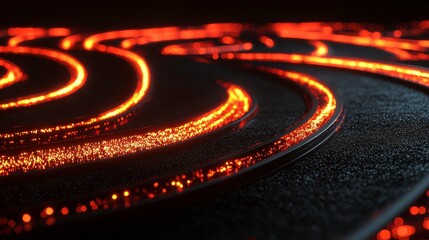 Dynamic Data Transmission and Networking Visuals