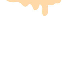 Obraz premium Illustration of Melted Mayonnaise Sauce
