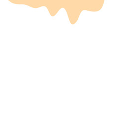 Obraz premium Illustration of Melted Mayonnaise Sauce