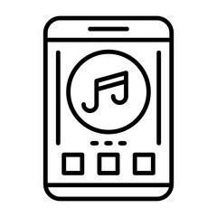 Music Solid Icon Style