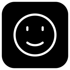 Editable slight smile expression emoticon vector icon. Part of a big icon set family. Part of a big icon set family. Perfect for web and app interfaces, presentations, infographics, etc