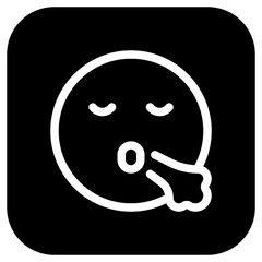 Editable sigh, relief, expression emoticon vector icon. Part of a big icon set family. Part of a big icon set family. Perfect for web and app interfaces, presentations, infographics, etc