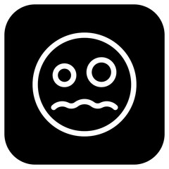 Editable scared face expression emoticon vector icon. Part of a big icon set family. Part of a big icon set family. Perfect for web and app interfaces, presentations, infographics, etc