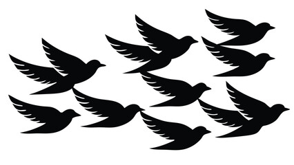 Swarm of Sparrows