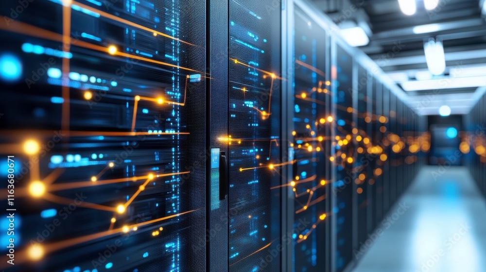 Poster interactive neural network servers with graphics background