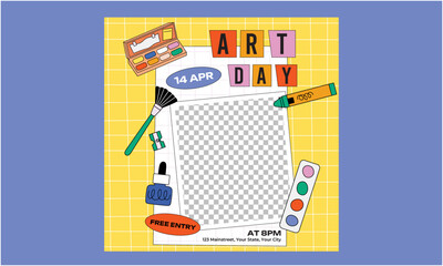 World Art Day Socials Media