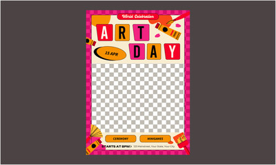 World Art Day Flyer