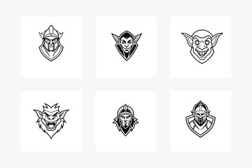 Ancient warrior  Mascot Logo Designs