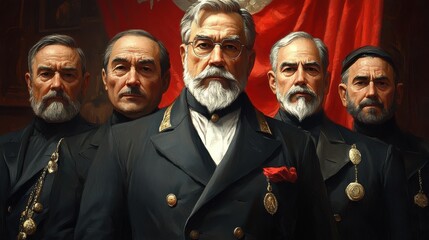 Animated Characters Engaged in Watching Informative Documentary