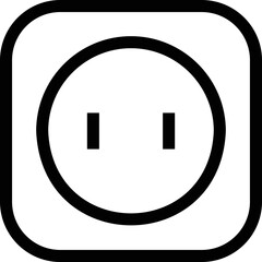 simple vector icon socket