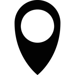 simple vector icon location
