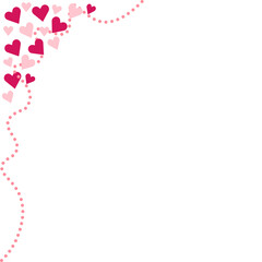 Valentine Heart Border Corner