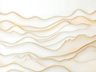 Fototapeta premium Luxury gold abstract line art background vector. Mountain topographic map background with golden lines texture