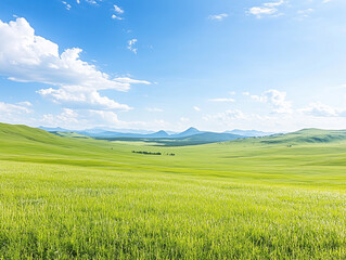 Obraz premium Minimal grassland