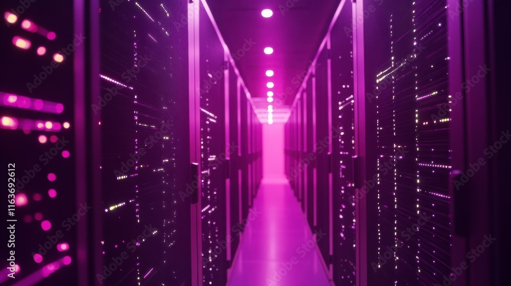 Aufkleber vibrant data analytics space for business computing