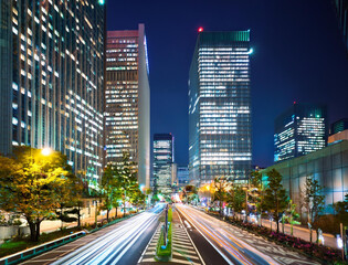 Fototapeta premium 都会の夜景