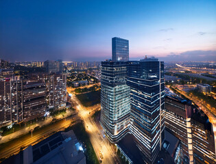 Fototapeta premium 都会の夜景