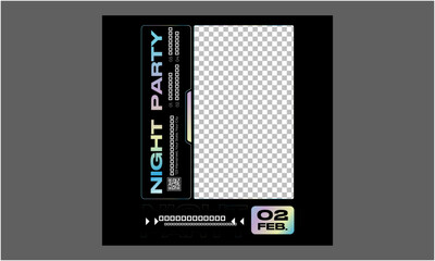 Night Party Socials Media