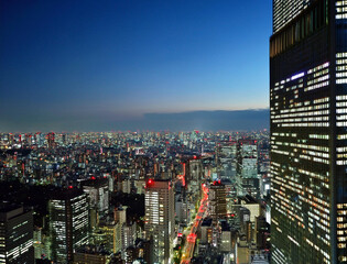 Obraz premium 都会の夜景