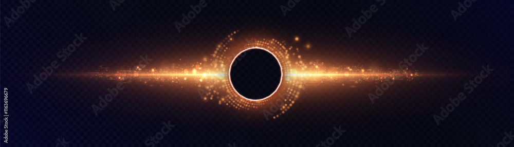 Poster abstract explosion of bright yellow light with space for text or object in the center, bright light 
