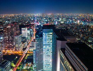 Obraz premium 都会の夜景