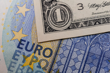 Porträt auf der 1 US Dollar Banknote