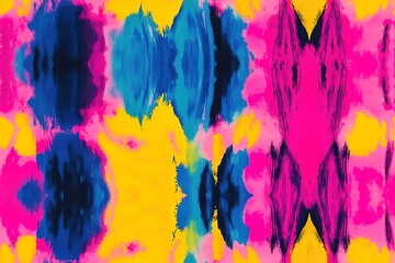 Vibrant Abstract Tie-Dye Design with Bold Colors