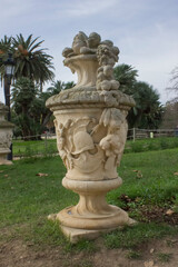 Obraz premium antique, large vase in the park