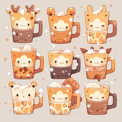 Kawaii Mug Collection: Adorable and Whimsical Coffee Cup Characters