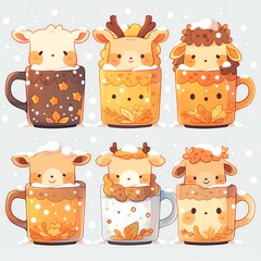 Kawaii Mug Collection: Adorable and Whimsical Coffee Cup Characters