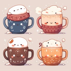 Kawaii Mug Collection: Adorable and Whimsical Coffee Cup Characters