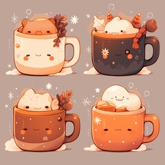 Kawaii Mug Collection: Adorable and Whimsical Coffee Cup Characters