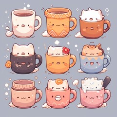 Kawaii Mug Collection: Adorable and Whimsical Coffee Cup Characters