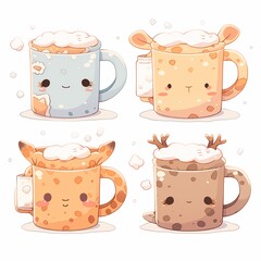 Kawaii Mug Collection: Adorable and Whimsical Coffee Cup Characters