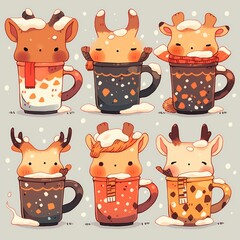 Kawaii Mug Collection: Adorable and Whimsical Coffee Cup Characters