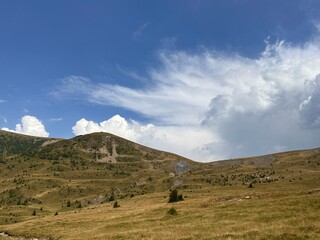 Breathtaking View from Transalpina Highway, Overlooking Majestic Mountain Peaks