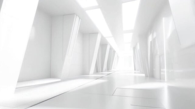 a futuristic hallway