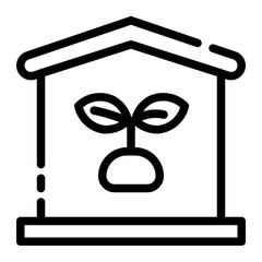 seed house cutline icon