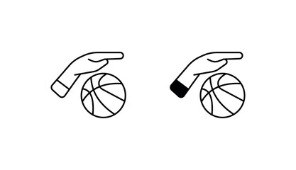 Dribble icon design with white background stock illustration