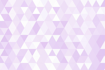 淡いパープルとホワイトのトライアングル模様が織りなす幾何学的背景 | Geometric Background with Soft Purple and White Triangle Pattern