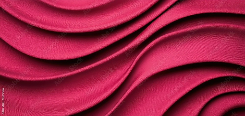 Poster a vibrant pink wave pattern creating a dynamic and stylish background texture.