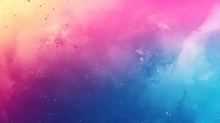 Abstract Colorful Galaxy Watercolor Painting