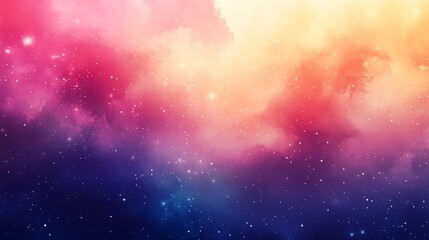 Obraz premium Cosmic Nebula: A Celestial Tapestry of Pink, Orange, and Purple Hues