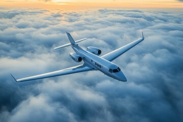 Obraz premium Aerial Surveillance Aircraft Or Drone, Generative AI